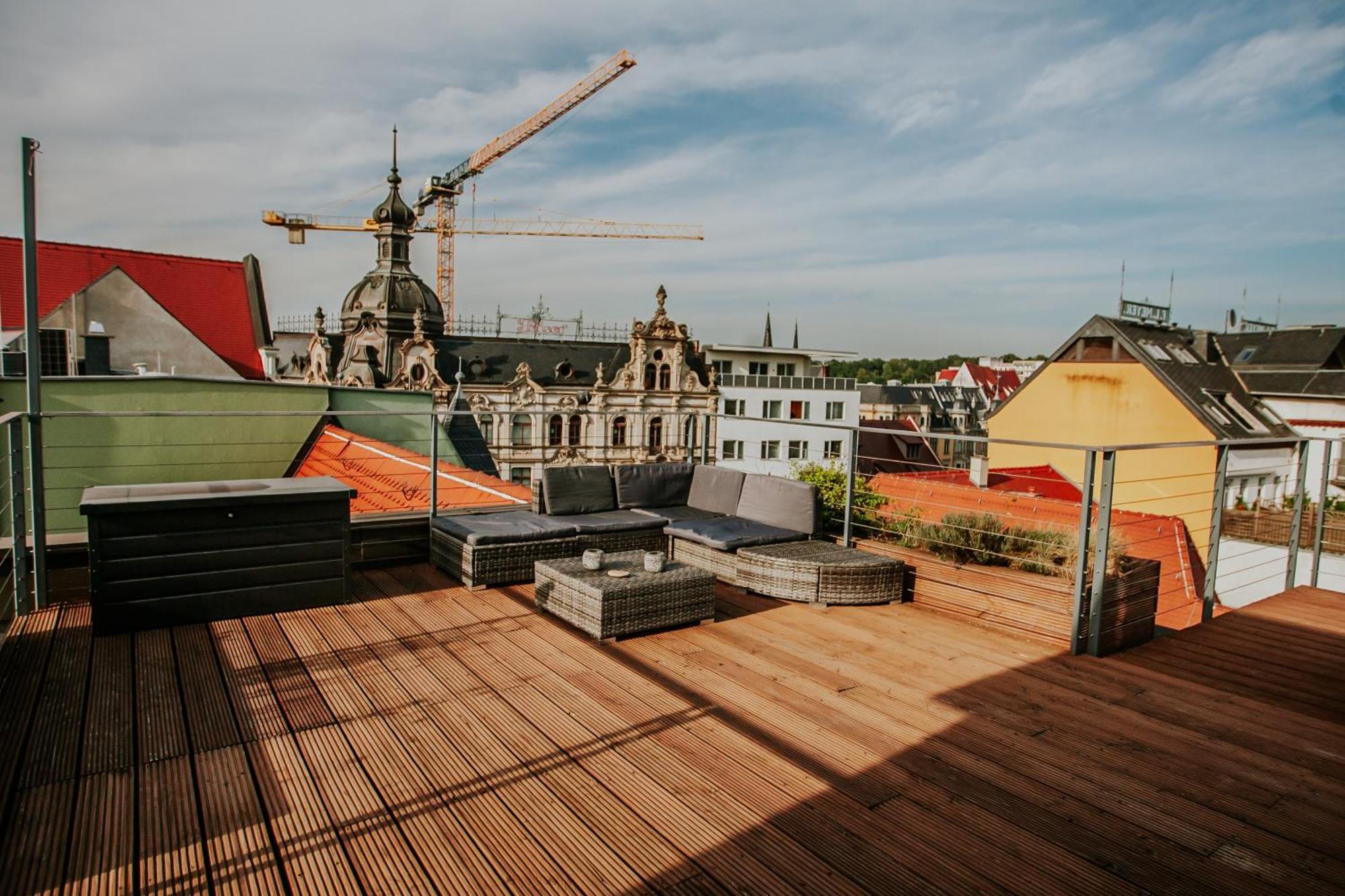 Traumhaftes Apartment Am Dom Mit Grosser Dachterrasse Zwickau Kültér fotó