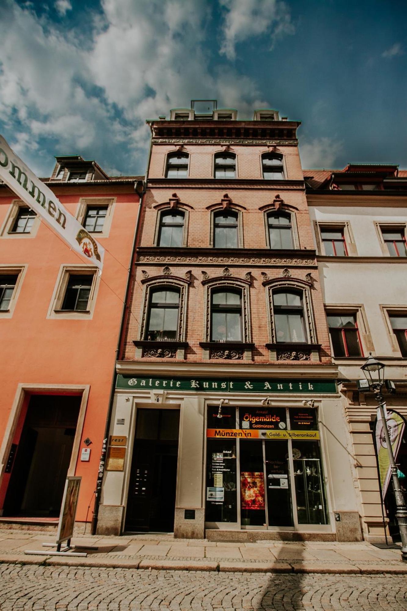 Traumhaftes Apartment Am Dom Mit Grosser Dachterrasse Zwickau Kültér fotó