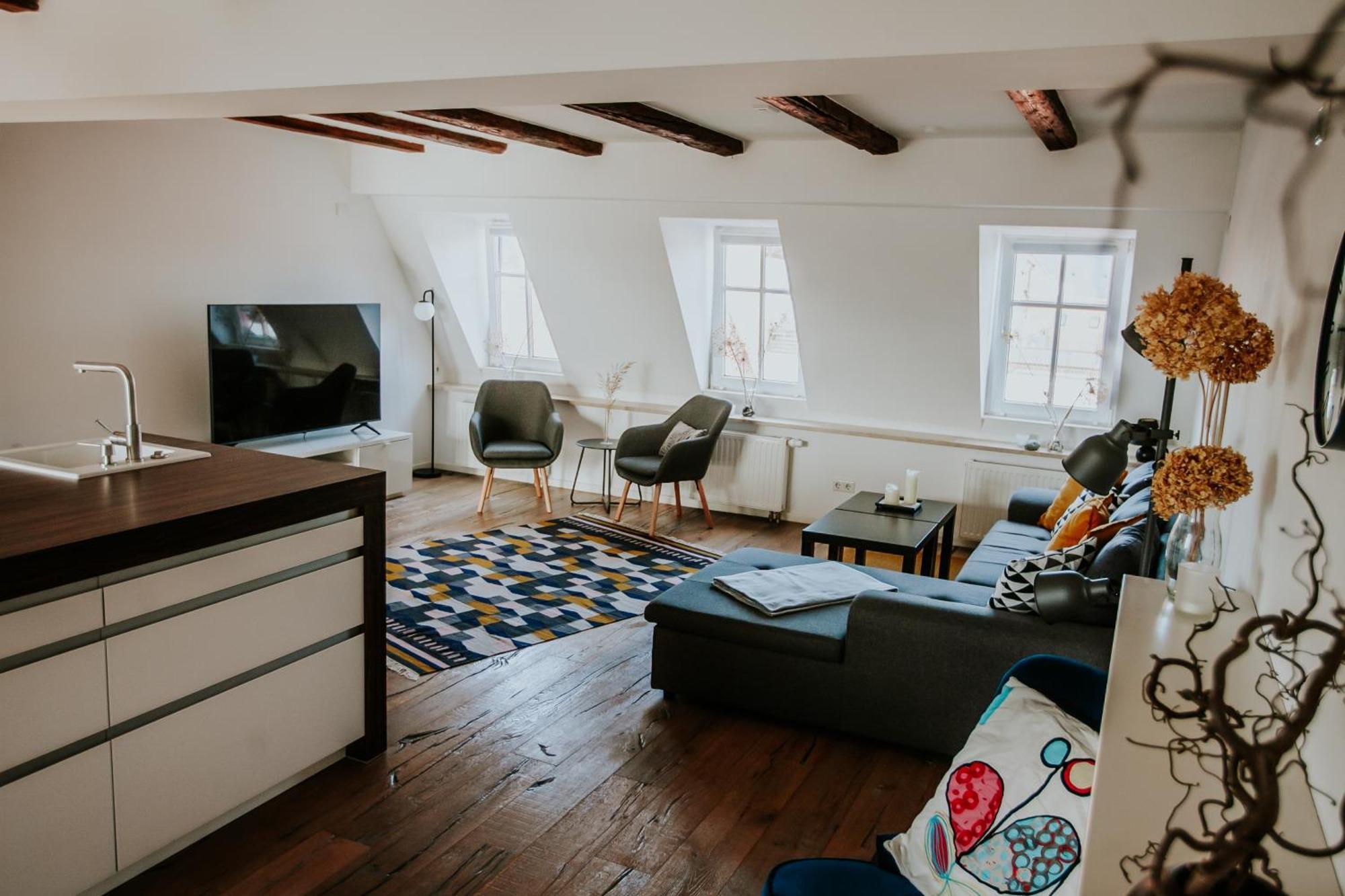 Traumhaftes Apartment Am Dom Mit Grosser Dachterrasse Zwickau Kültér fotó