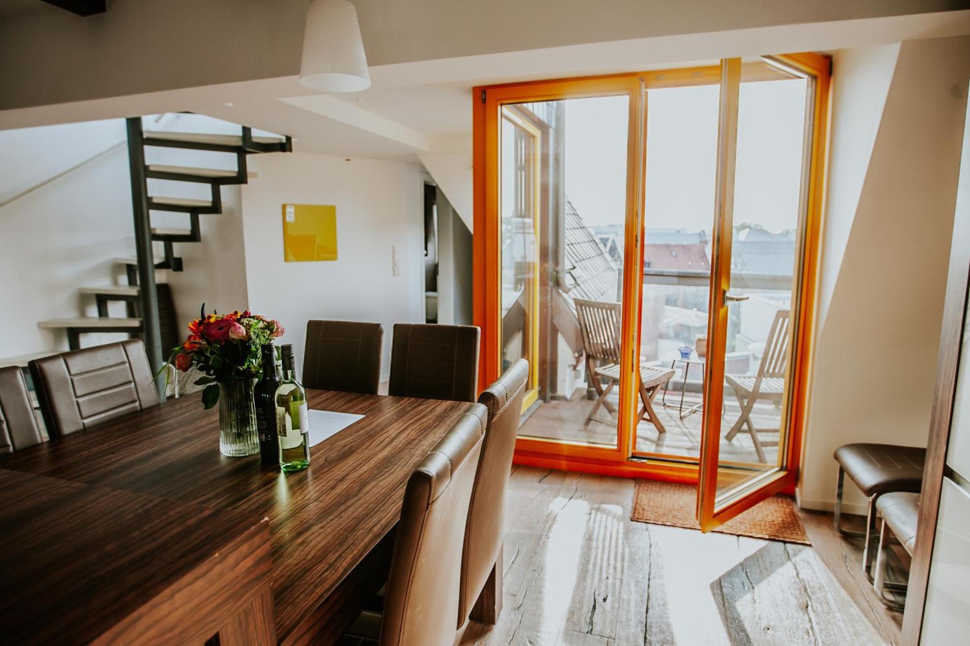 Traumhaftes Apartment Am Dom Mit Grosser Dachterrasse Zwickau Kültér fotó
