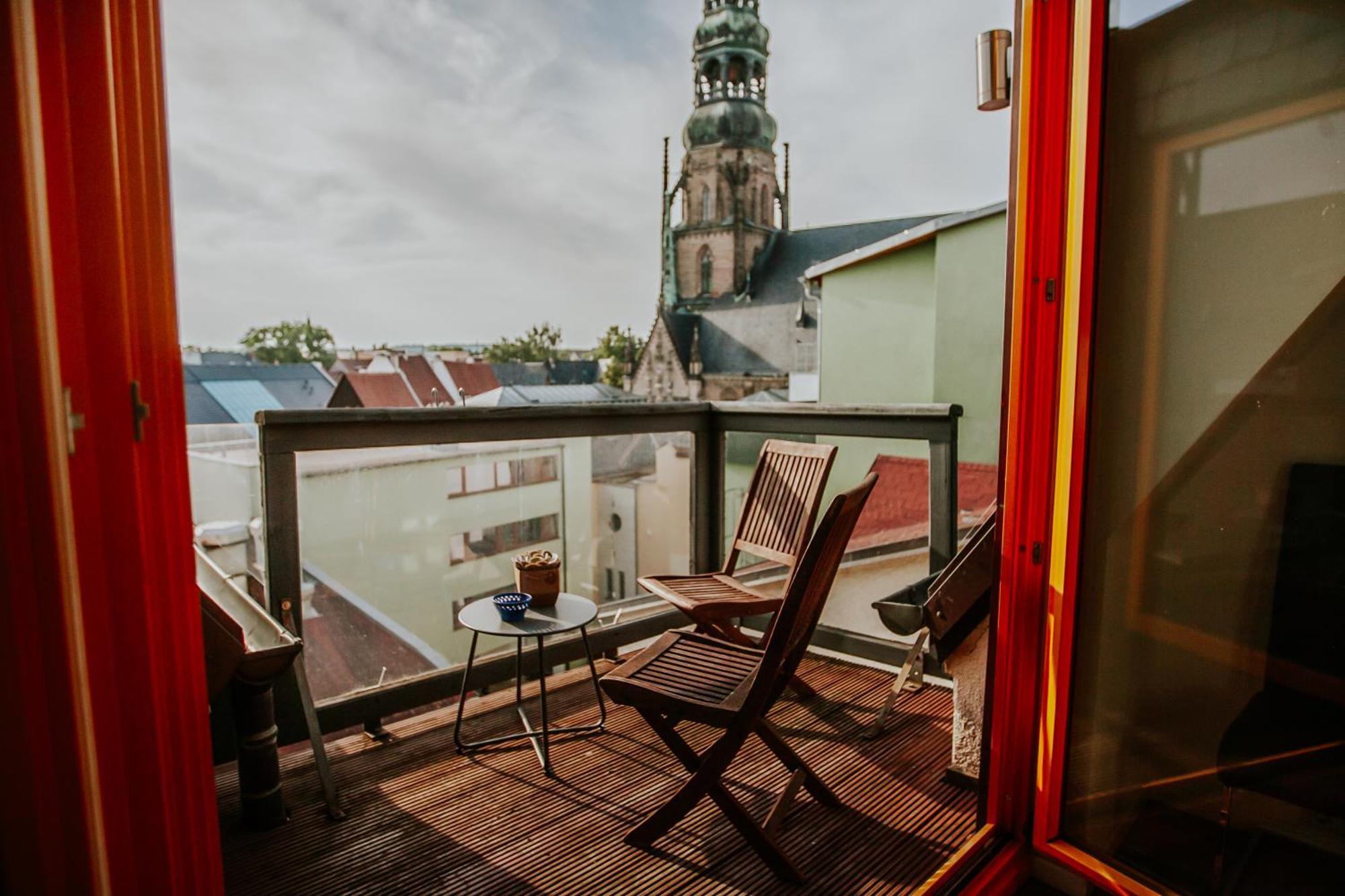 Traumhaftes Apartment Am Dom Mit Grosser Dachterrasse Zwickau Kültér fotó